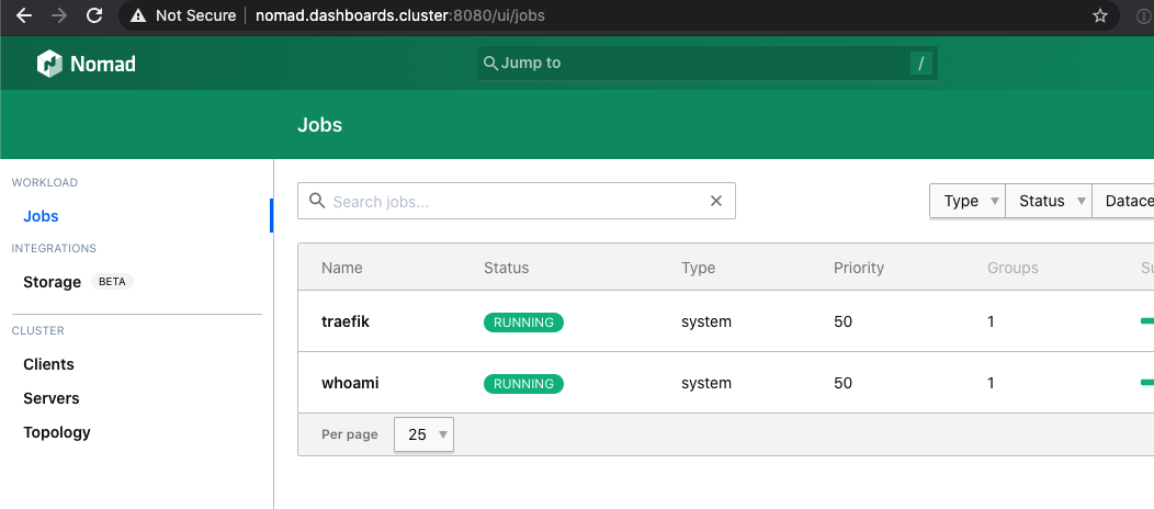 Getting Traefik, Health checks and Dashboards on a Nomad Cluster