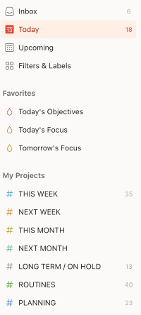 Finishing projects
